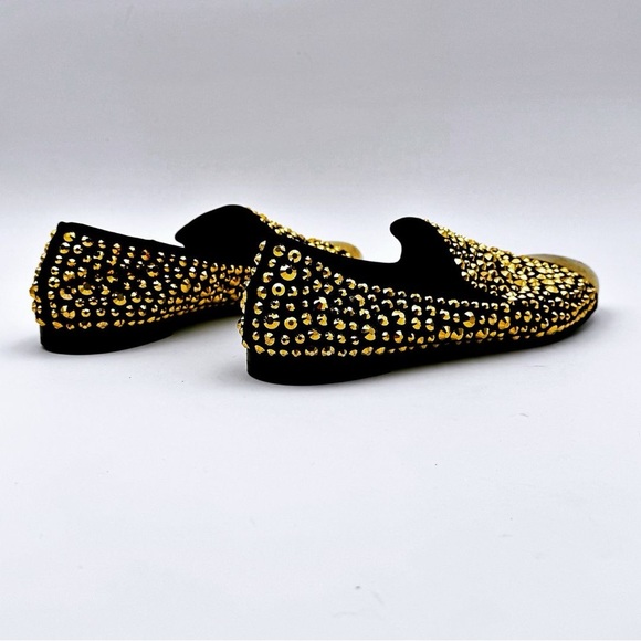 GIUSEPPE ZANOTTI Flats with Swarovski crystals.Size 41. Stunning and Sparkly - Picture 4 of 5